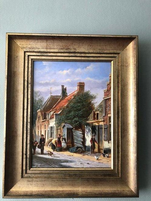 Marc Lamers (1960) - Het Walstraatje te Harderwijk, Antiek en Kunst, Kunst | Schilderijen | Klassiek