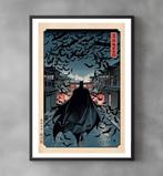 Sato Hageshi - Night Bats Over Edo - Batman - Signed and, Antiek en Kunst