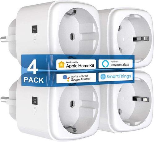 BELIFE Apple Homekit Smart Plug- 4 Pack, Audio, Tv en Foto, Afstandsbedieningen, Verzenden