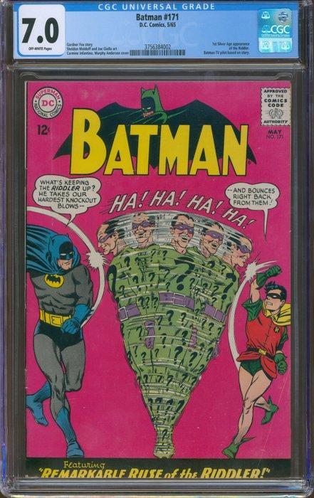 Batman #171 - Remarkable Ruse of the Riddler! - 1st Silver, Boeken, Strips | Comics