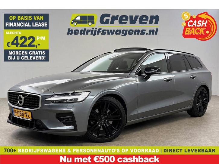 Volvo V60 2.0 T4 R-Design | Pano | Virtual | Memory |, Auto's, Volvo, Te koop, Automaat, Financial lease, Benzine, Zilver of Grijs