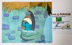 THE SMURFS  - PEYO - Originele Animatie Productie Cel -, Nieuw in verpakking