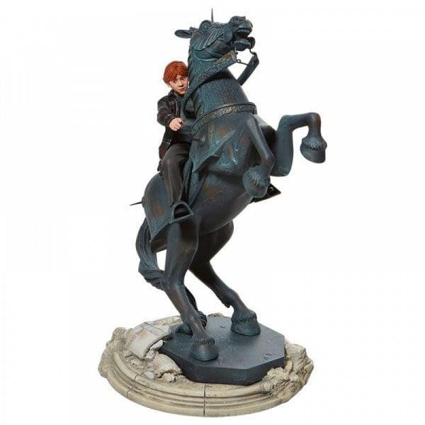 Harry Potter Ron on Chess Horse Masterpiece Statue 32 cm, Verzamelen, Harry Potter, Nieuw, Ophalen of Verzenden