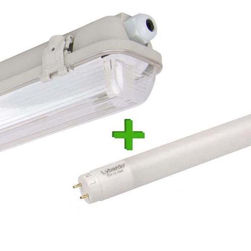 IP65 LED TL armatuur 60 cm enkel + LED TL buis | 9 watt | 40, Huis en Inrichting, Lampen | Overige, Nieuw, Verzenden