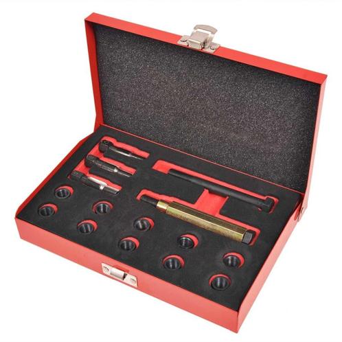 vidaXL Gloeibougie draad reparatie set M10 x 1,0 mm 15-delig, Doe-het-zelf en Verbouw, Gereedschap | Handgereedschap, Nieuw, Verzenden