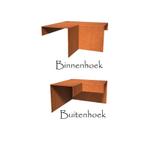 Cortenstaal u-profiel hoek 30x30x15,4x15cm, Tuin en Terras, Overige materialen, Nieuw, Minder dan 25 cm, Border