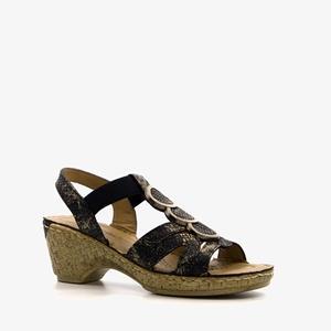 Blue Box dames sandalen met hak zwart goud maat 39, Kleding | Dames, Schoenen, Nieuw, Verzenden