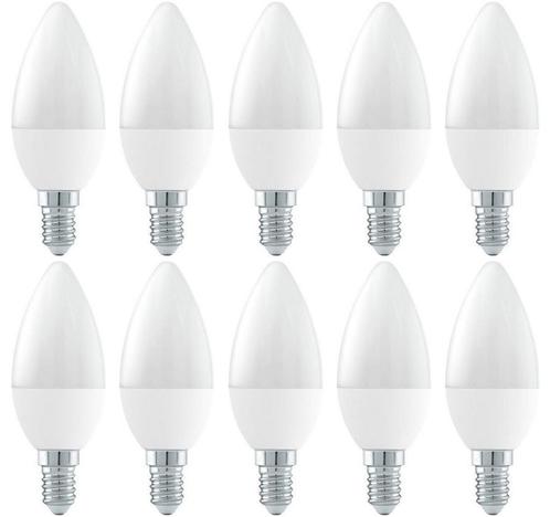 Kaarslamp E14 C37 10 stuks | LED 6W=41W gloeilamp | warmwit, Huis en Inrichting, Lampen | Overige, Nieuw, Verzenden