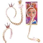 Princess Friends Diadeem met Lange Vlecht en Kroon, Ophalen of Verzenden, Zo goed als nieuw