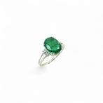 Zonder Minimumprijs - Ring - 14 karaat Witgoud - 3.41ct. tw., Nieuw