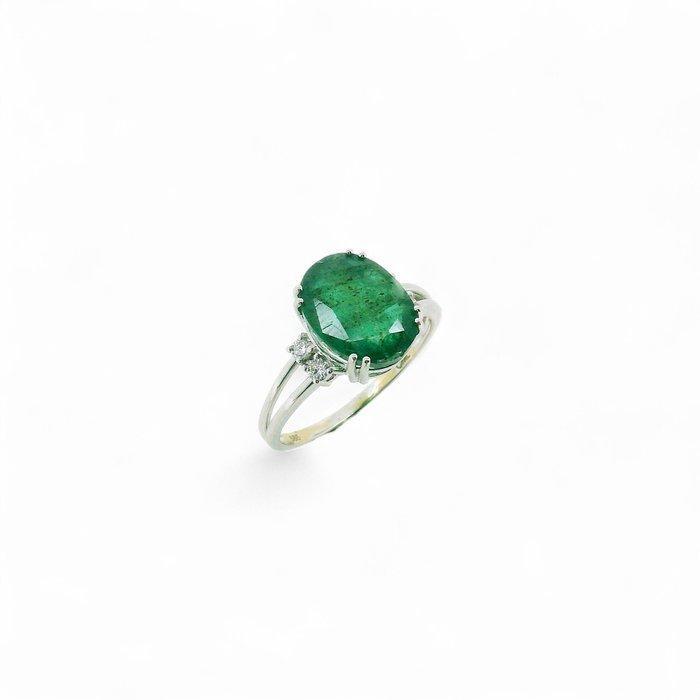 Zonder Minimumprijs - Ring - 14 karaat Witgoud - 3.41ct. tw., Sieraden, Tassen en Uiterlijk, Ringen