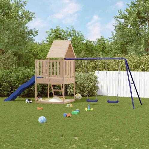 vidaXL Speelhuis massief grenenhout, Kinderen en Baby's, Speelgoed | Buiten | Speeltoestellen, Nieuw, Verzenden