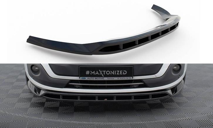 Voorspoiler Ford Transit Custom Maxton Glans Zwart, Auto-onderdelen, Carrosserie en Plaatwerk, Ophalen of Verzenden