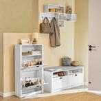 2dekans | SoBuy FSR87-K-W Schoenenkast Met 2 -, Ophalen of Verzenden, Zo goed als nieuw