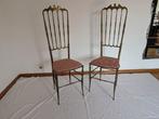 Stile Chiavari - Stoel (2) - Messing - massieve tin, Huis en Inrichting, Nieuw