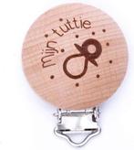 Durable Houten Speenclips 2 stuks  Mijn tuttie, Hobby en Vrije tijd, Breien en Haken, Verzenden, Nieuw