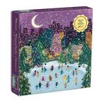 Merry Moonlight Skaters 500 Piece Foil Puzzle, Verzenden, Nieuw