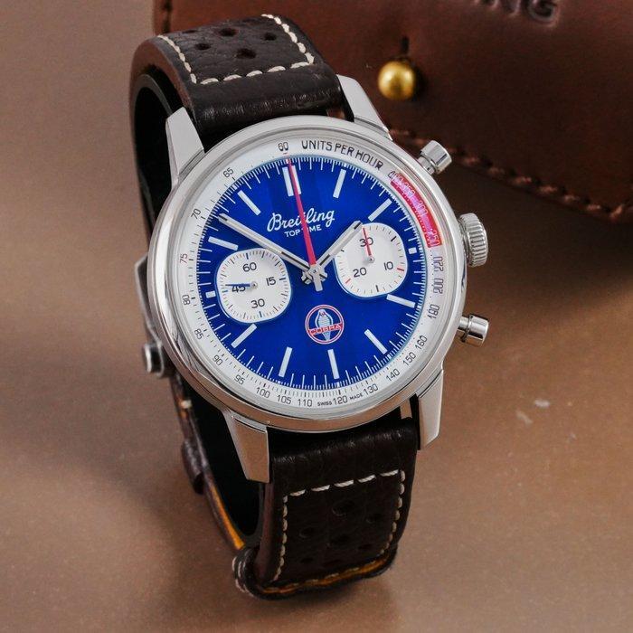Breitling - Top Time B01 “Shelby Cobra” Blue Dial - AB0176 -, Sieraden, Tassen en Uiterlijk, Horloges | Heren