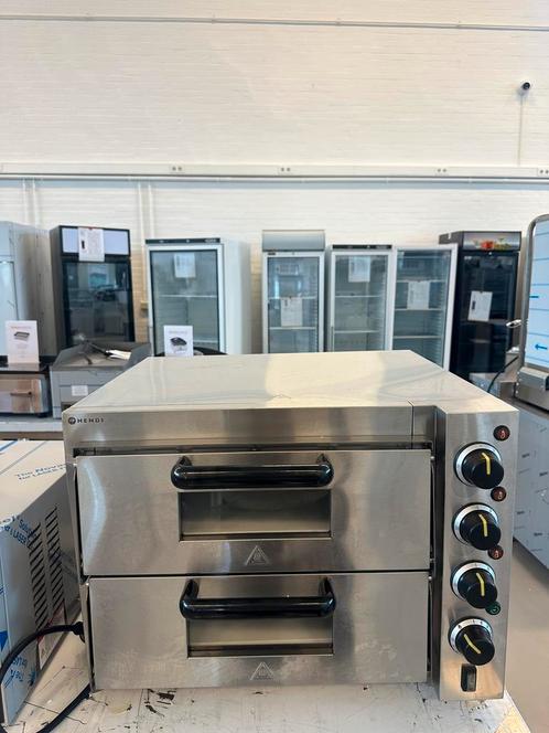 Pizza oven 2 kamers compact RVS, Zakelijke goederen, Horeca | Keukenapparatuur, Nieuw in verpakking, Ovens, Magnetrons en Steamers