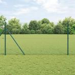 vidaXL Hexagonaal hek Groen 1.4x25 m Staal, Verzenden, Nieuw, IJzer