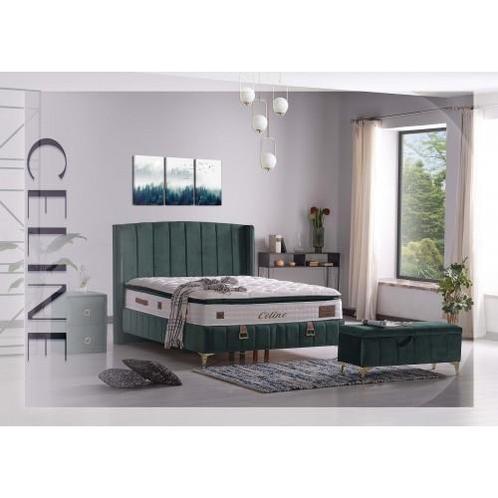 Opberg Boxspring Celine, Huis en Inrichting, Slaapkamer | Boxsprings, Nieuw, Tweepersoons, Verzenden