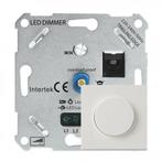 Complete set | LED dimmer 3-200W incl. afdekraam | Wit, Ophalen of Verzenden, Nieuw