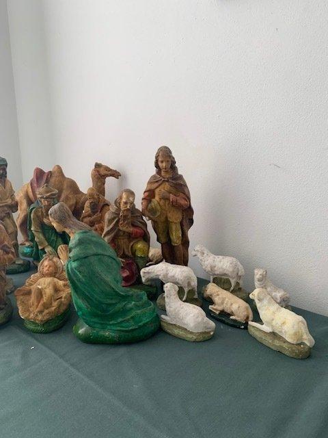 Kerststal (20) - Gips, Diversen, Kerst