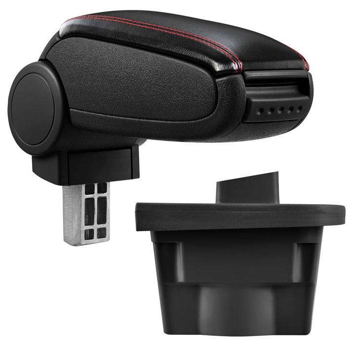 Armsteun-Opel Astra J-kunstleer-zwart+rood stiksel, Auto diversen, Auto-accessoires, Verzenden