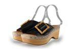 Kanna Slippers in maat 38 Zwart | 10% extra korting, Kleding | Dames, Schoenen, Slippers, Verzenden, Zwart, Zo goed als nieuw
