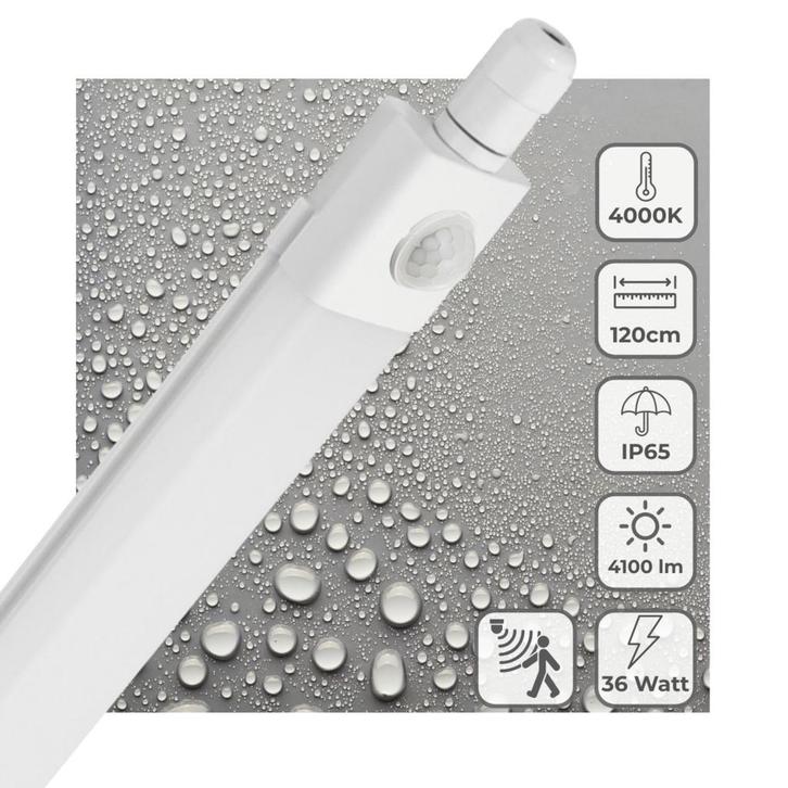 LEDs Light LED TL verlichting met sensor 120 cm - Bewegings, Huis en Inrichting, Lampen | Overige, Nieuw, Verzenden
