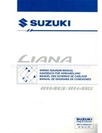 2002 SUZUKI LIANA ELECTRISCH SCHEMA, Auto diversen, Handleidingen en Instructieboekjes