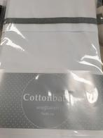 Cottonbaby Jeansband - Wieglaken 75x90 cm - Grijs, Nieuw, Verzenden