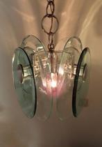 Plafondlamp - Glas, Verchroomd - Space age
