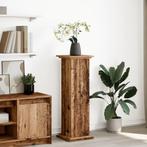 vidaXL Sokkel met opbergruimte 31x30x90 cm bewerkt hout oud, Verzenden, Nieuw
