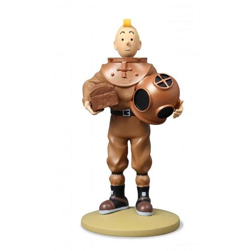 Kuifje Beeldje Duikerpak 12 cm, Verzamelen, Stripfiguren, Nieuw, Ophalen of Verzenden