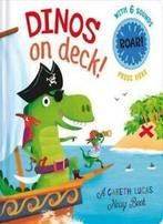 Dinos on Deck (A Gareth Lucas Noisy Book) By Gareth Lucas, Gareth is a illustrator and designer living in his hometown of Essex, with his beloved wife and four children. After studying at Brighton and Central Saint Martins he has worked on a variety of projects, but enjoys children's book illustration the most. When he is not working he can be heard indulging his other love - the banjo