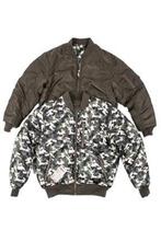 MA-1 flight jacket / bomber jack  reversible olive /groen, Ophalen of Verzenden, Nieuw