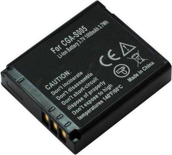 Accu / Batterij voor Lumix CGA-S005E, Audio, Tv en Foto, Fotografie | Fotostudio en Toebehoren, Zo goed als nieuw, Verzenden