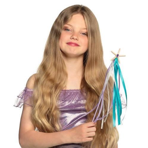 Toverstaf Zeemeermin 37cm, Hobby en Vrije tijd, Feestartikelen, Nieuw, Verzenden