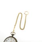 Vintage gouden horlogeketting; Chatelaine (voor aan een z..., Goud, Ophalen of Verzenden