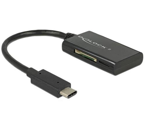 DeLOCK USB Cardreader met USB-C connector en 4, Audio, Tv en Foto, Fotografie | Geheugenkaarten, Ophalen of Verzenden