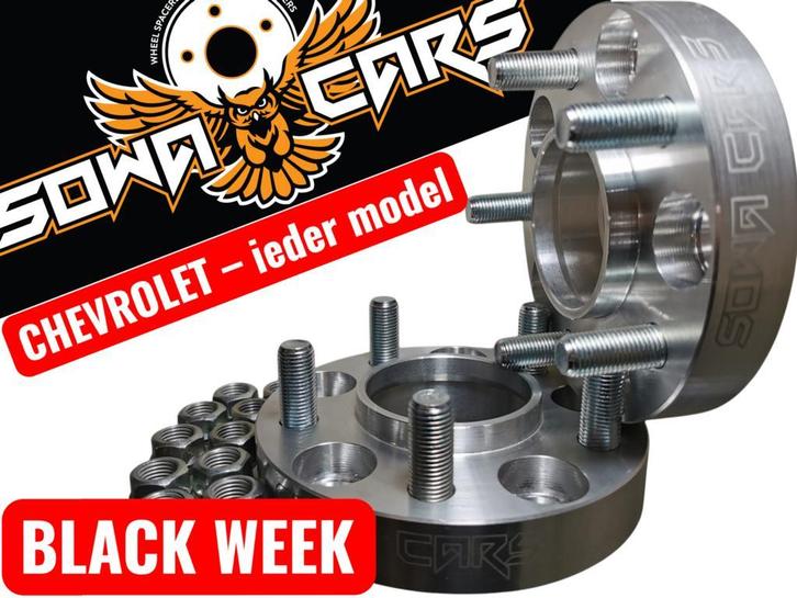 Spacers Chevrolet 5x105 5x110 5x115 5x120 5x127 Adapters, Auto diversen, Tuning en Styling, Ophalen of Verzenden