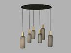 Light Trend hanglamp Bottle 6-rechthoek Tweede Kans, Ophalen, Overige materialen, Zo goed als nieuw, 75 cm of meer