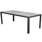 New Delhi dining tuintafel 220x100xH74 cm antraciet, Tuin en Terras, Tuintafels, Ophalen of Verzenden, Nieuw