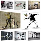Nieuwe canvas schilderijen van Banksy gratis verzending!, Huis en Inrichting, Woonaccessoires | Schilderijen, Tekeningen en Foto's
