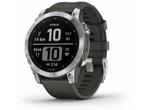 Garmin fnix 7 - Smartwatch - 1,3 scherm 47mm - Zilver, Verzenden, Zo goed als nieuw, Garmin