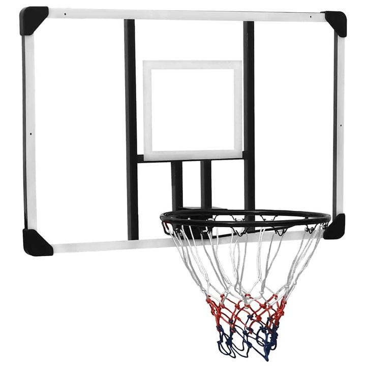 vidaXL Basketbalbord 106x69x3 cm polycarbonaat transparant, Sport en Fitness, Basketbal, Nieuw, Verzenden