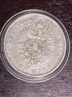 Duitsland, keizerrijk Albert König von Sachsen. 5 Mark 1875