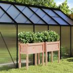 vidaXL Plantenbakken met poten 2 st massief douglashout, Verzenden, Nieuw, 60 tot 100 cm, 60 cm of meer