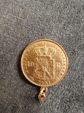 Nederland. Wilhelmina. 10 Gulden 1897 beschikbaar voor biedingen